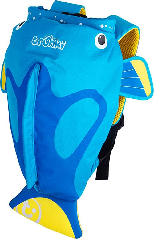 mochila infantil impermeable trunki pez